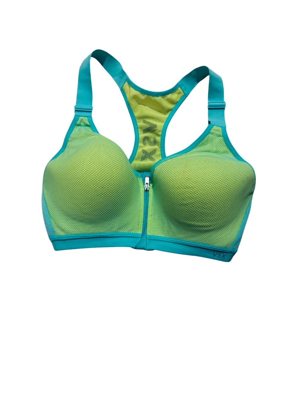 Victoria’s Secret VSX Front-Zip Underwire Sports Bra 34D